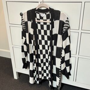 Checkered sweater